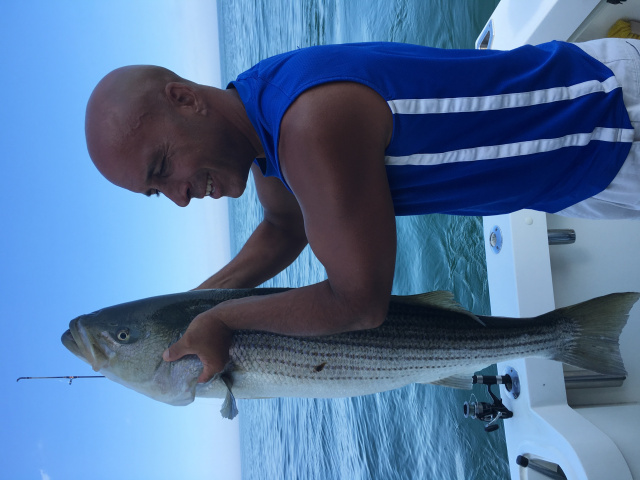 Mauro with 47" Striper